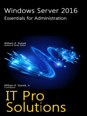 cover image of Windows Server 2016: Essentials for Administration